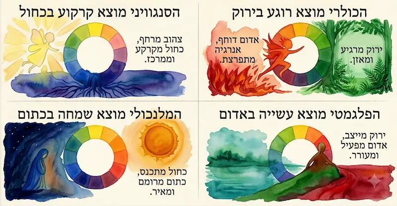 איזון וטיפול באמצעות צבע בחינוך ולדורף
