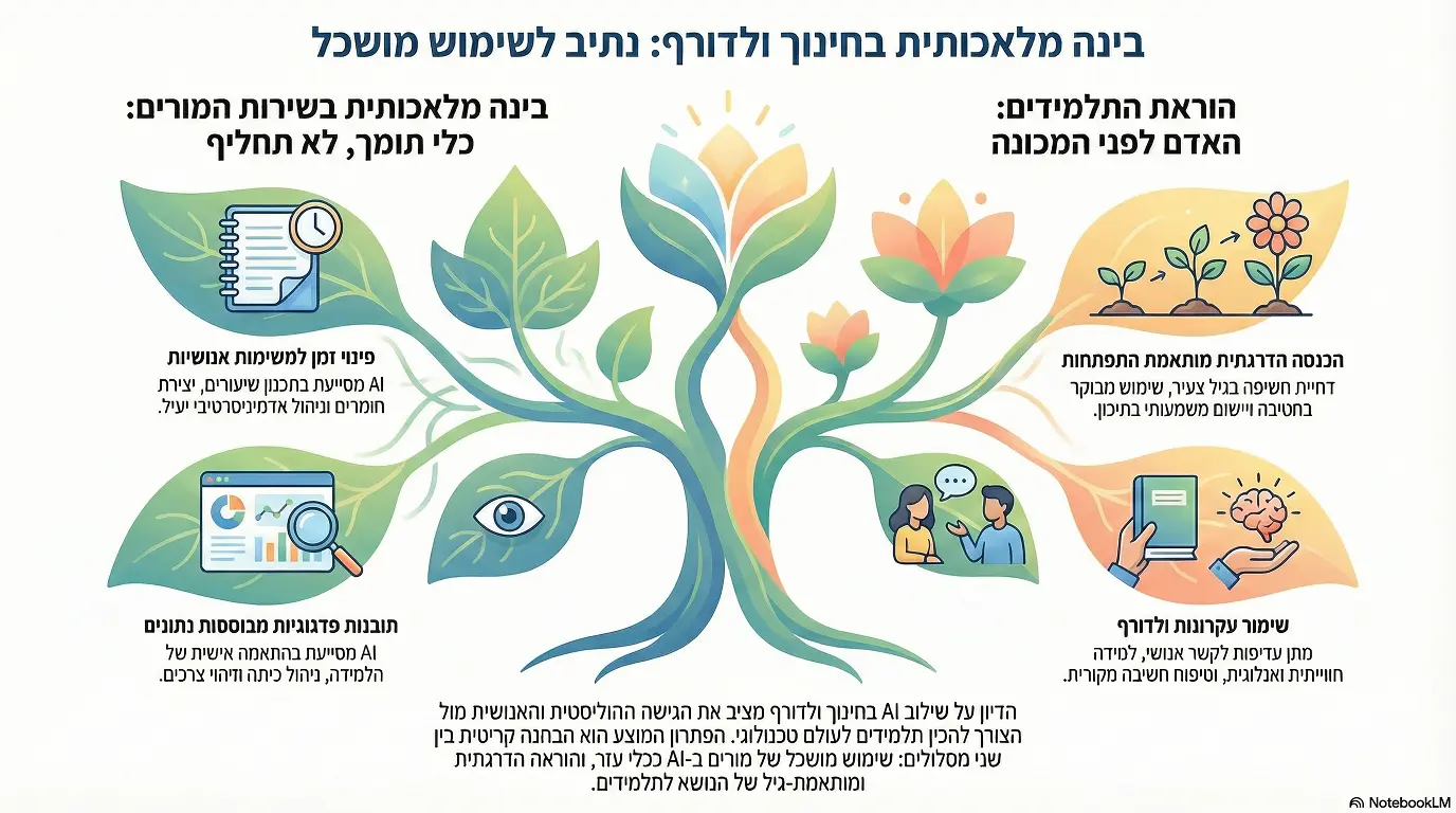 בינה מלאכותית בשירות חינוך ולדורף: נתיב לשימוש מושכל בינה מלאכותית בשירות חינוך ולדורף: נתיב לשימוש מושכל